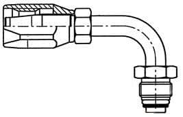 Sökülebilir Rakor Maflow MRB2426 – MALE OR 90° 5/8''-18 UNF x SIZE 06