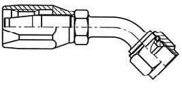 Sökülebilir Rakor Maflow MRB2034 – FEM FLARE 45° 7/16''-20 UNF x SIZE 04
