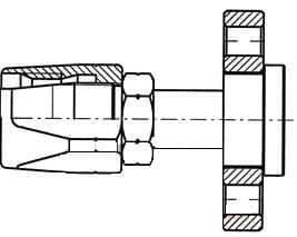 Sökülebilir Rakor Maflow MRB2090 – FLANGE FOR COMPRESSOR 180° x SIZE 16