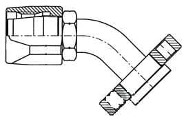 Sökülebilir Rakor Maflow MRB2092 – FLANGE FOR COMPRESSOR 45° x SIZE 16