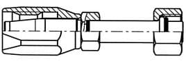 Sökülebilir Rakor Maflow MRB2266 – FEM OR 180° 5/8''-18 UNF x SIZE 06