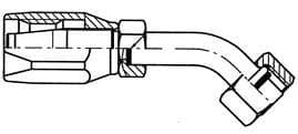 Sökülebilir Rakor Maflow MRB2286 – FEM OR 45° 5/8''-18 UNF x SIZE 06