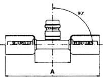 Sıkmalı Rakor Maflow MRB3776 – STRAIGHT SPLICERS - SIZE 06 x 06. VALV. HP